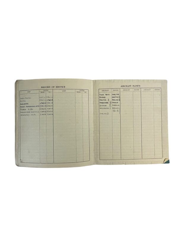 WW2 British RAF Hurricane Fighter Pilot Instructor 288 Squadron Log Book Group X 2 - Image 8