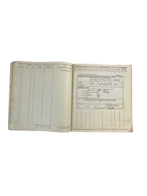 WW2 British RAF Hurricane Fighter Pilot Instructor 288 Squadron Log Book Group X 2 - Image 9