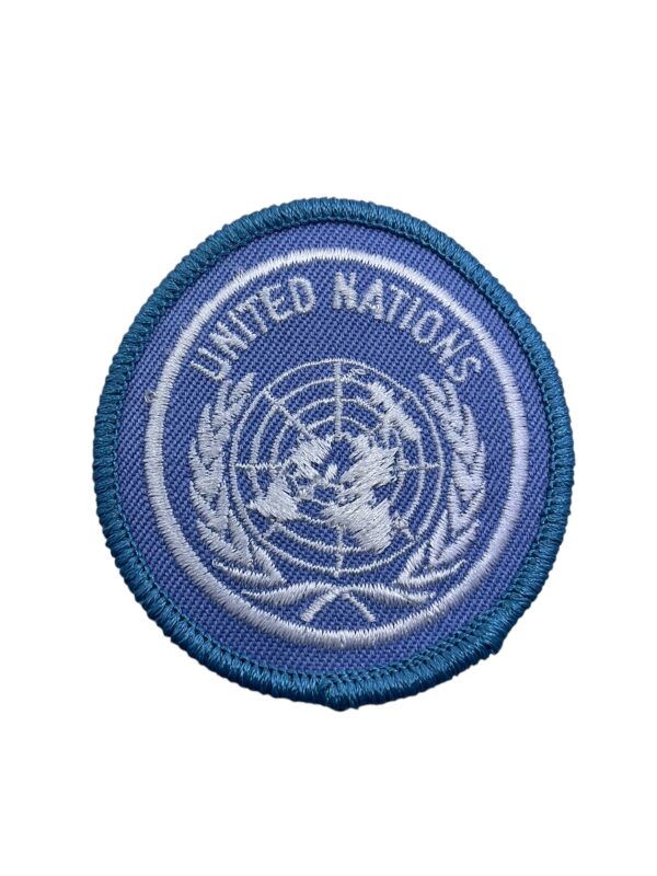 UN United Nations Blue Unilingual Shoulder Patch