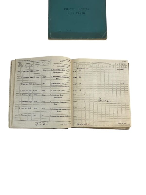 WW2 British RAF Hurricane Fighter Pilot Instructor 288 Squadron Log Book Group X 2 - Image 13