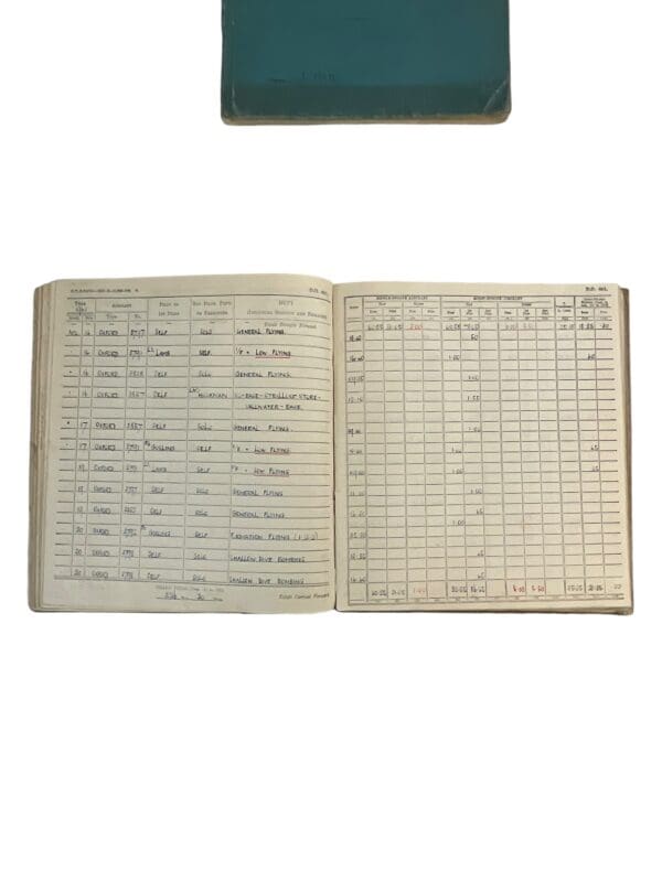 WW2 British RAF Hurricane Fighter Pilot Instructor 288 Squadron Log Book Group X 2 - Image 16