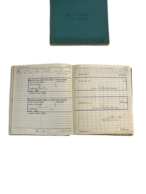 WW2 British RAF Hurricane Fighter Pilot Instructor 288 Squadron Log Book Group X 2 - Image 18