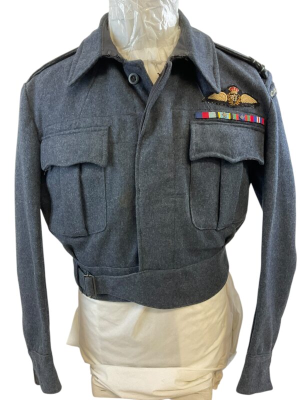 WW2 Canadian RCAF Battle Dress Jacket Pilot Named Dated 1942