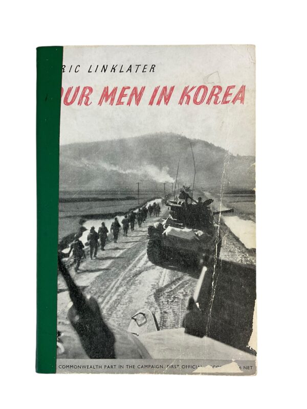 British Canadian Korean War Our Men in Korea Linklater Softcover Reference Book