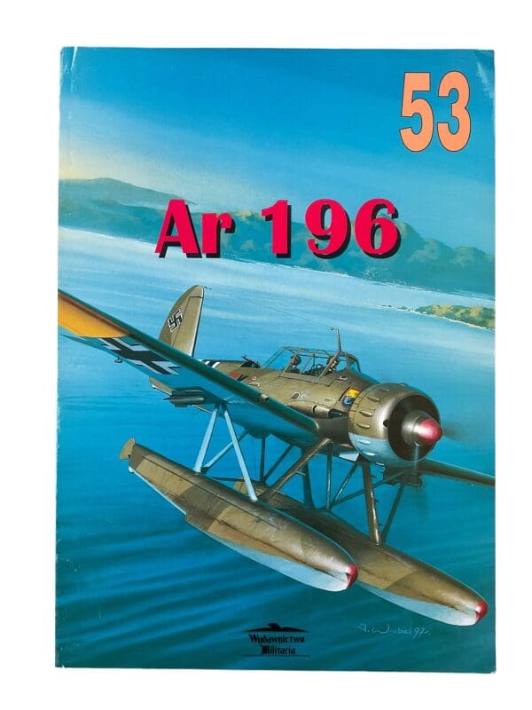 WW2 German Luftwaffe Ar 196 Wydawnictwo No 53 POLISH TEXT Used Softcover Reference Book