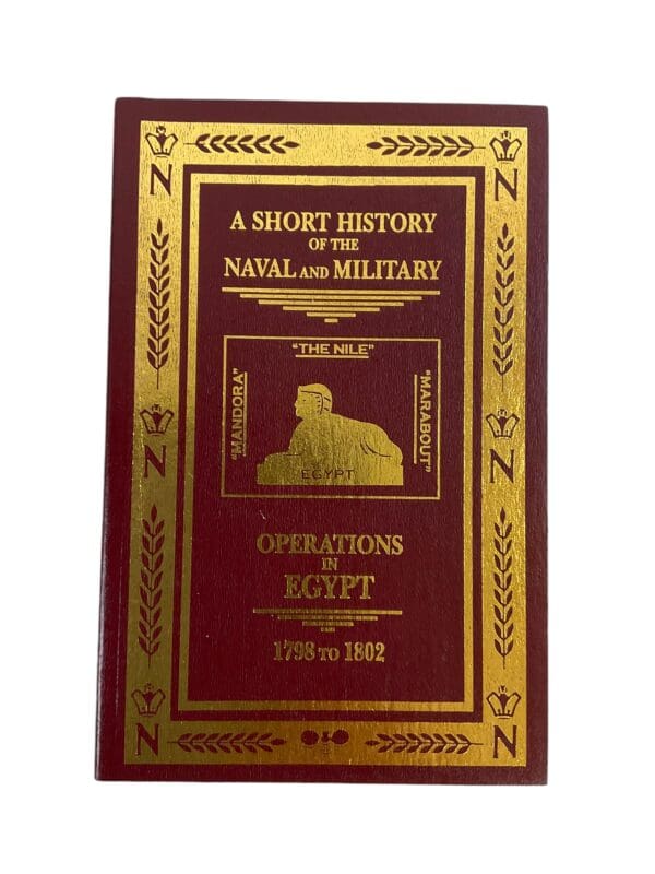 British French A Short History of the Naval and Military Operations in Egypt Used Softcover Reference Book