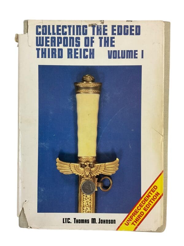 WW2 German Collecting The Edged Weapons of the Third Reich Vol 1 3rd Edition Used Hardcover Reference Book