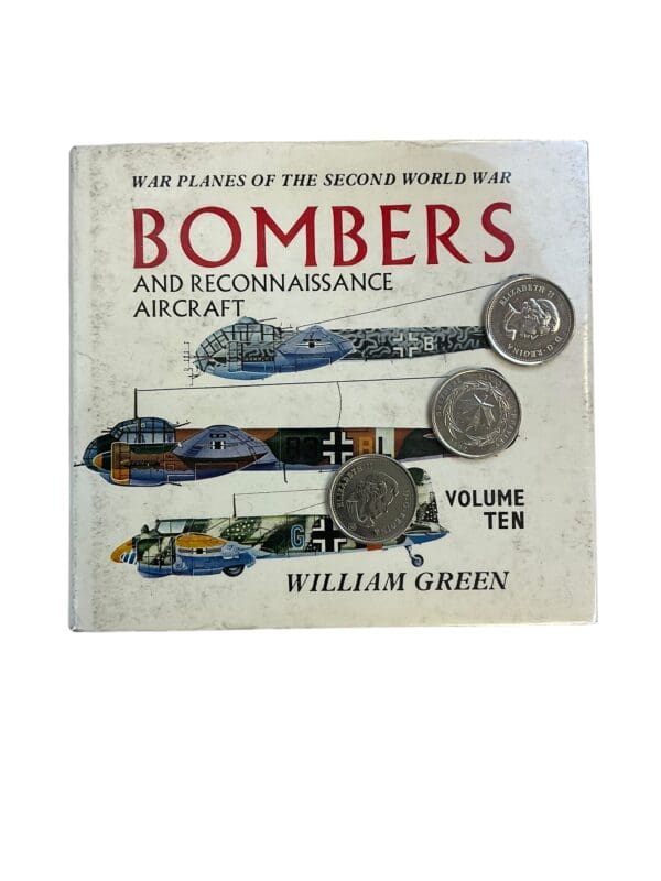 WW2 US British German Bombers and Reconnaissance Aircraft Vol 10 Used Hardcover Reference Book