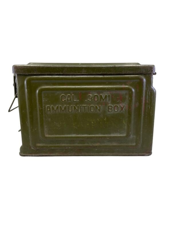 WW2 US Army .30cal Steel Ammunition Box Marked Reeves - Image 2