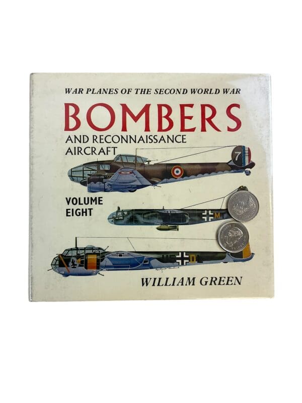 WW2 US British German Bombers and Reconnaissance Aircraft Vol 8 Used Hardcover Reference Book