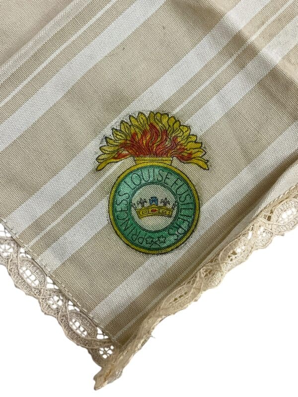 WW2 Canadian Princess Louise Fusiliers Handkerchief Home Front - Image 2