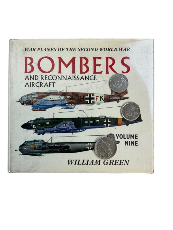 WW2 US British German Bombers and Reconnaissance Aircraft Vol 9 Used Hardcover Reference Book