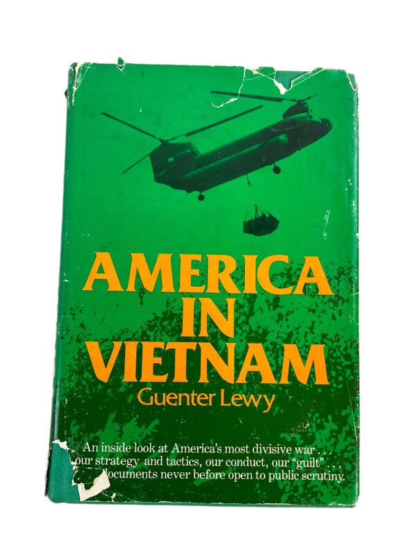 US America in Vietnam Guenter Lewy Hardcover Reference Book