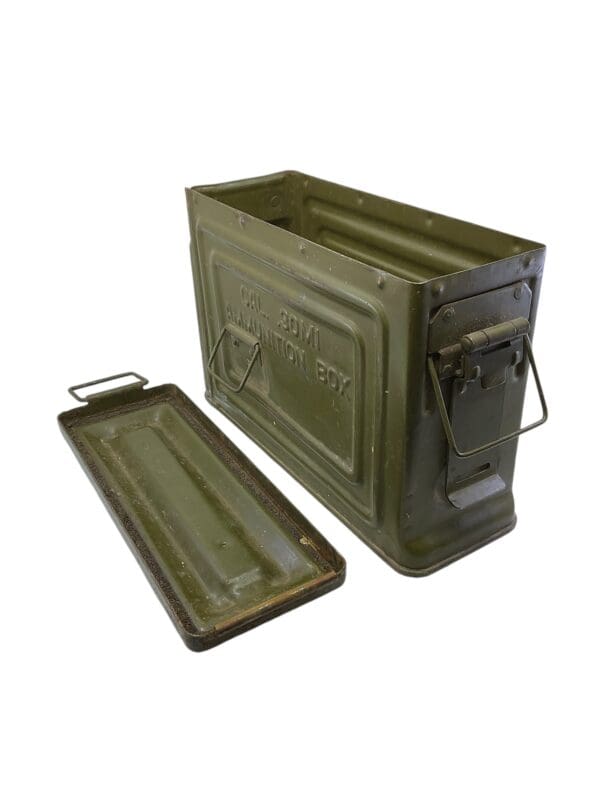 WW2 US Army .30cal Steel Ammunition Box Marked Reeves - Image 5