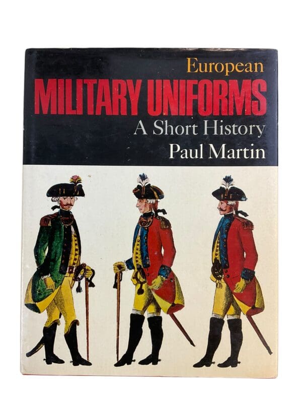 European Military Uniforms A Short History Used Hardcover Reference Book