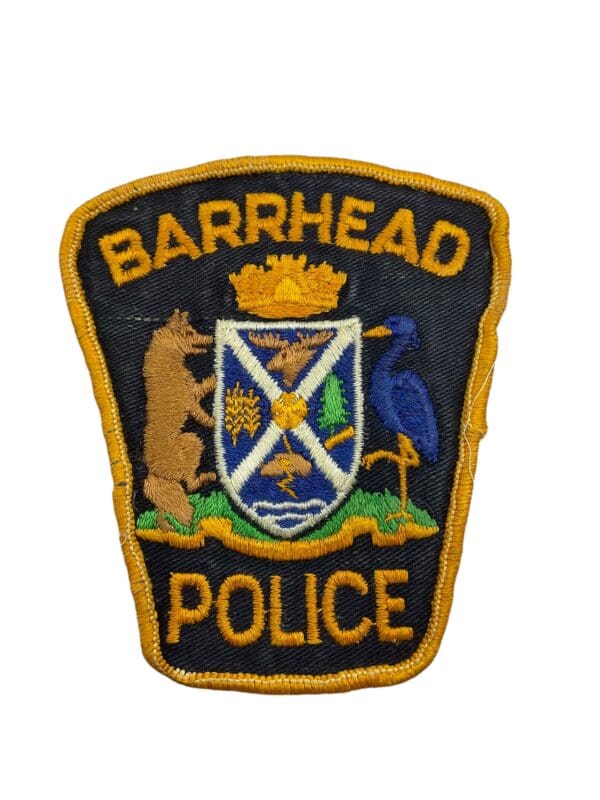 Canadian Barrhead Alberta Police Patch