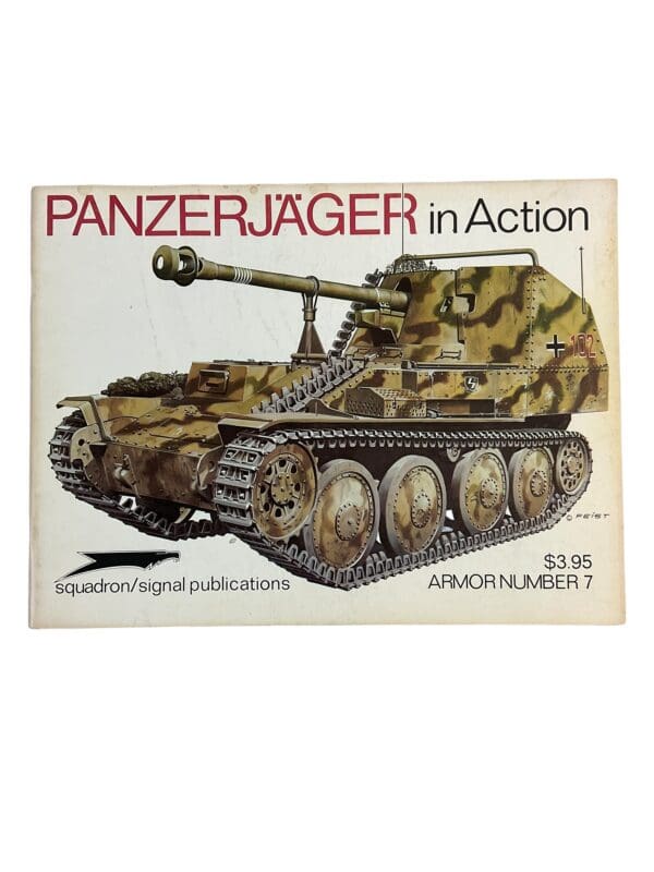 WW2 German Panzerjager in Action Squadron Signal Armor No 7 Used Softcover Reference Book