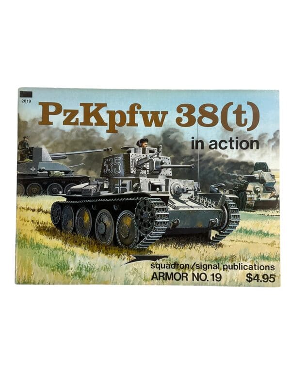 WW2 German PzKpfw 38(t) in Action Squadron Signal Armor No 19 Used Softcover Reference Book