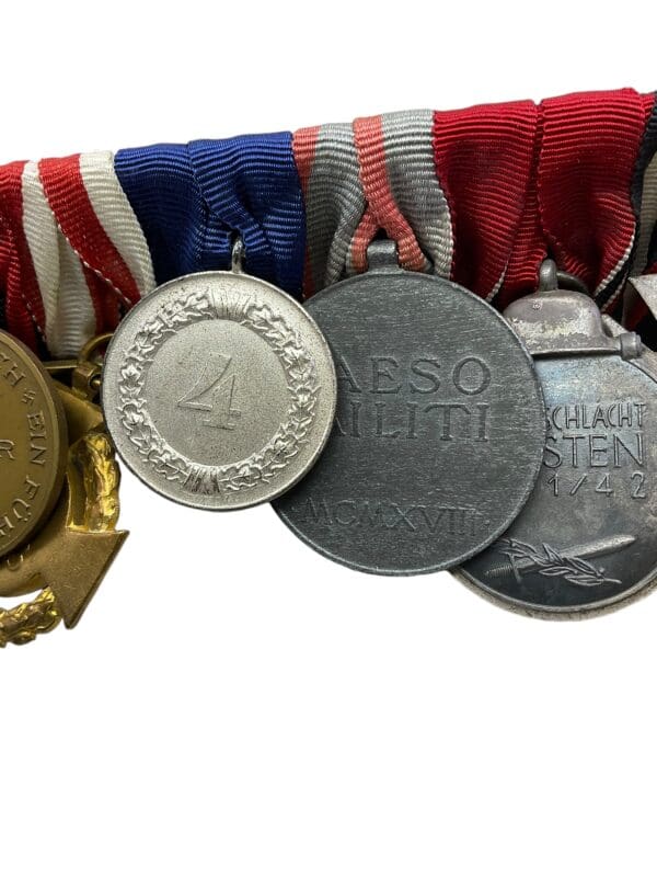 WW2 German Army 13 Piece Medal Group Bar With Spanish Civil War Service Full Size - Image 17