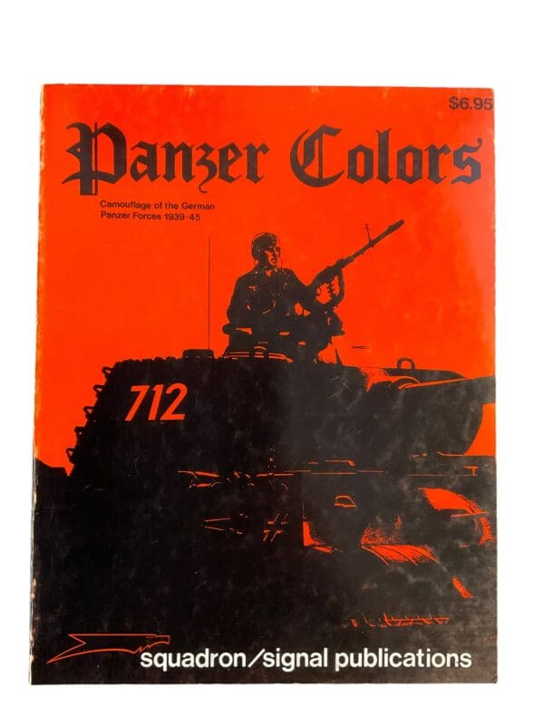 WW2 German Panzer Colors Camouflage of the German Panzer Forces Squadron Signal Used Softcover Reference Book