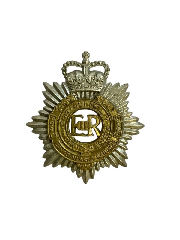 Royal Canadian Army Service Corps RCASC Cap Badge