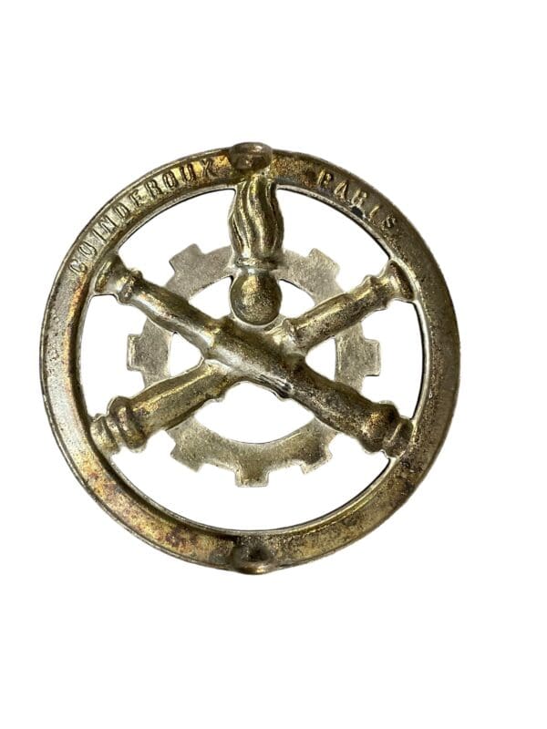 French Army Material Supply Command Cap Badge - Image 2