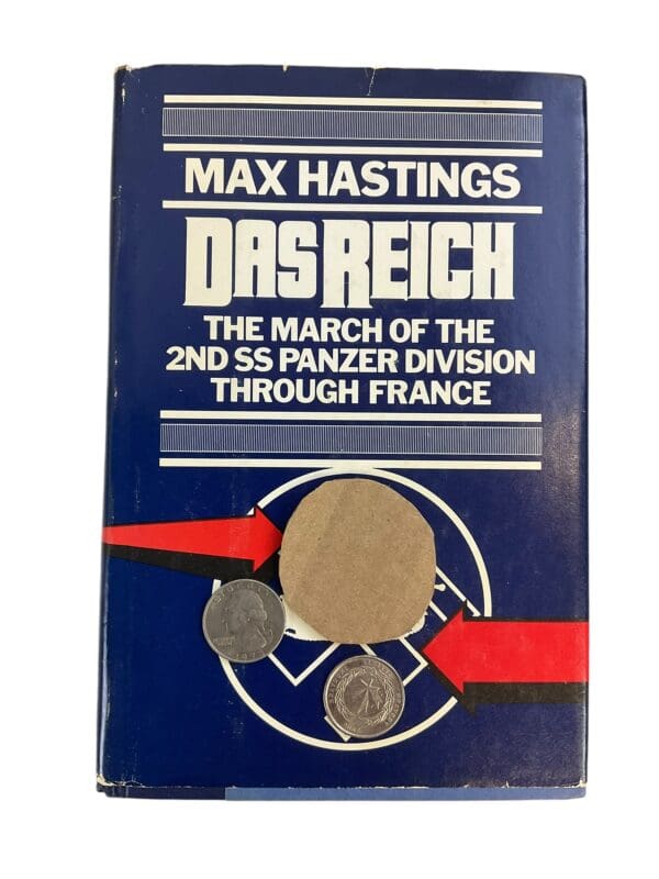 WW2 German Das Reich The March of the 2nd SS Panzer Division Through France Used Hardcover Reference Book