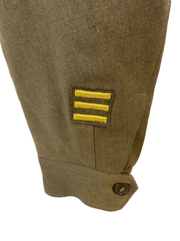 WW2 US Army Technical Sergeant Quartermaster Corp Ike Jacket Size 36S - Image 10