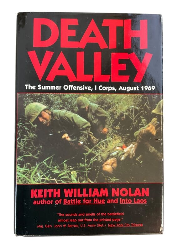 US Vietnam Death Valley The Summer Offensive 1 Corps Aug 1969 Used Hardcover Reference Book