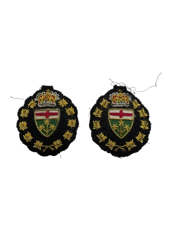 Canadian Forces Aide De Camp Ontario Shoulder Insignia Pair