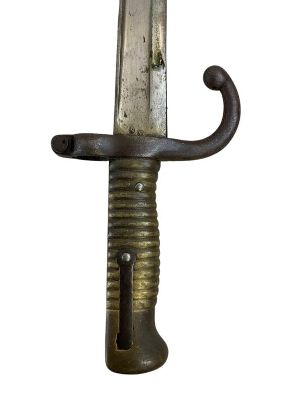 French M1866 Chassepot Yataghan Bayonet & Scabbard Dated 1871 - Image 8