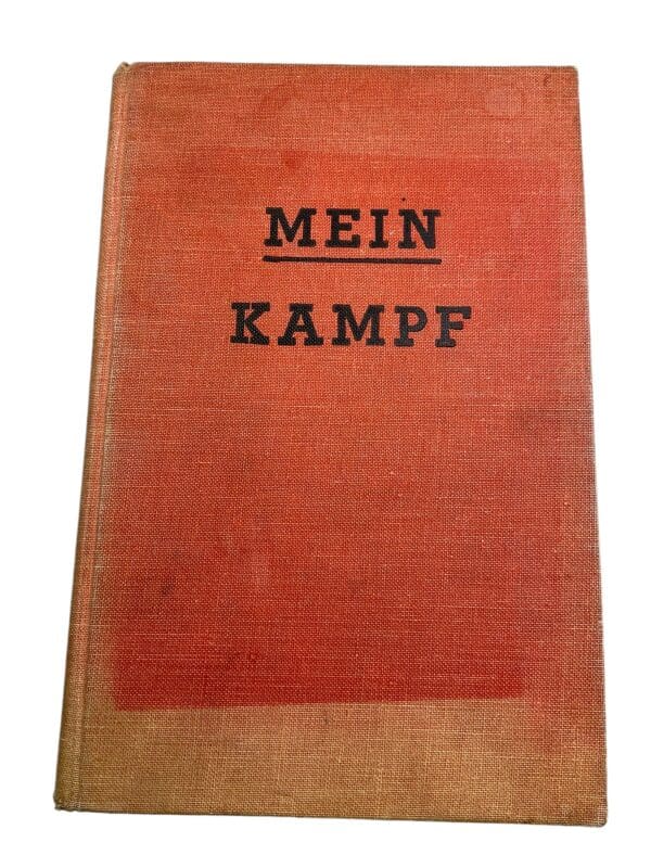 WW2 German Mein Kampf by Adolf Hitler Hard Cover English Edition