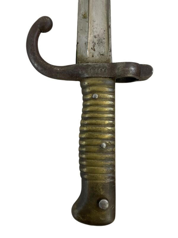 French M1866 Chassepot Yataghan Bayonet & Scabbard Dated 1871 - Image 5