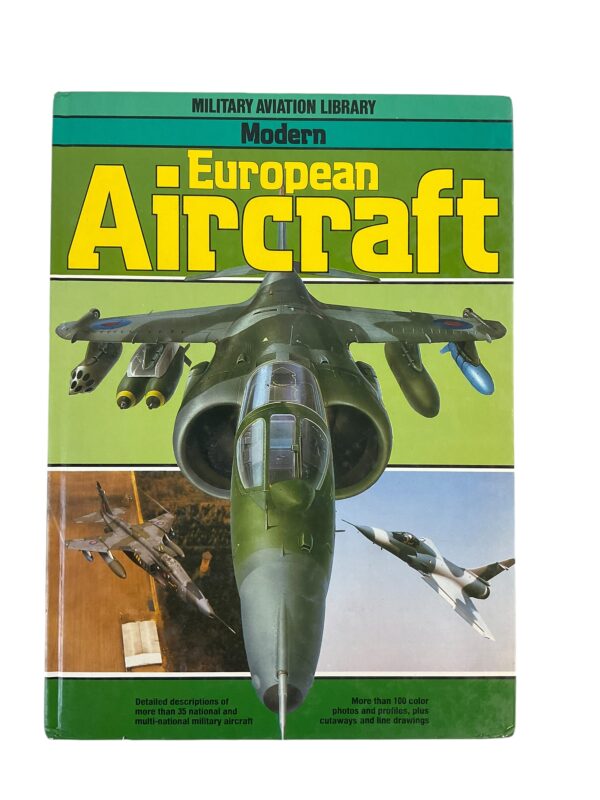 Modern European Aircraft Bill Gunston Hardcover Reference Book