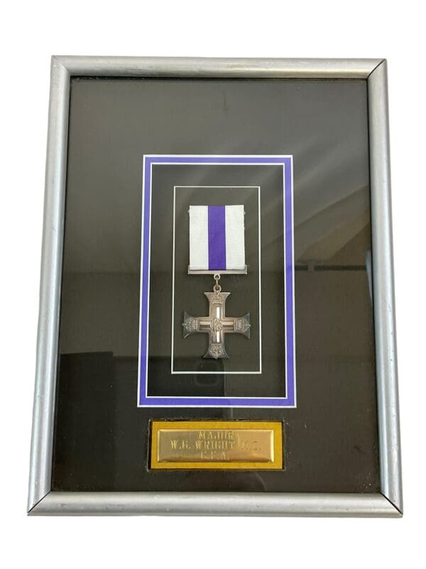 WW1 Canadian CEF Military Cross MC Framed Full Size REPRODUCTION