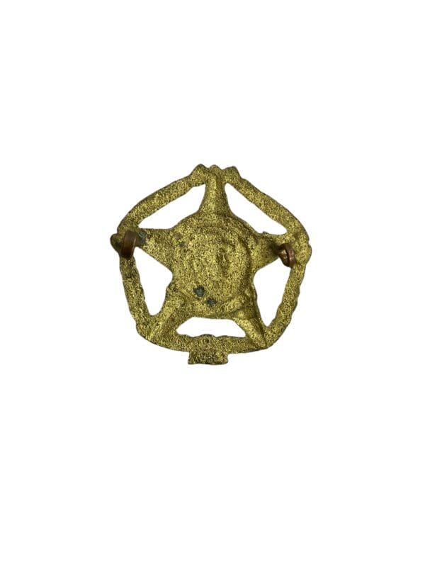 WW2 South African Army Woorwaarts Cap Badge - Image 2