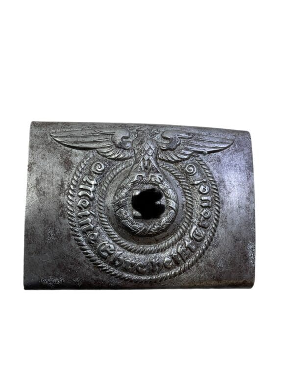 WW2 German Waffen SS Steel Belt Buckle - Overhoff