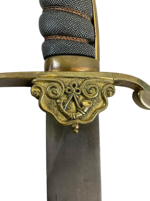 British 1803 Pattern Light Infantry Officers Sword with Scabbard - Image 4