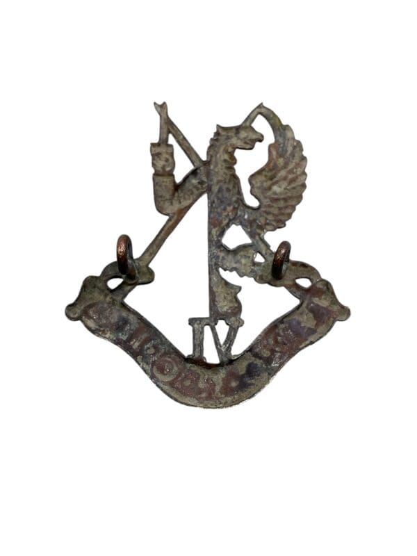 WW2 Canadian 6th Duke of Connaught's Royal Canadian Hussars Cap Badge - Image 2