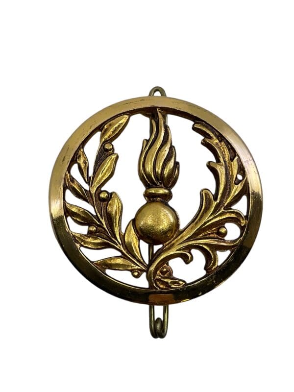 French Army Administration Cap Badge