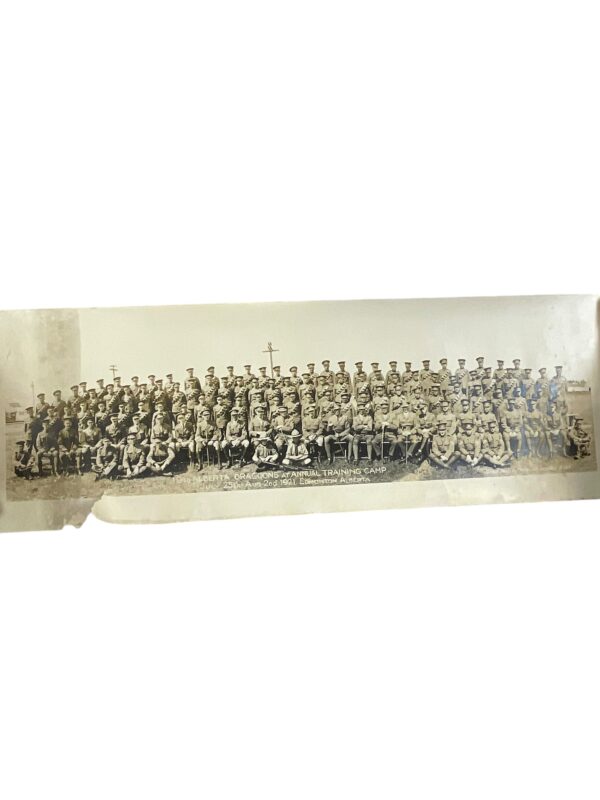 Canadian 19th Alberta Dragoons Camp Photo 1921 8 X 24