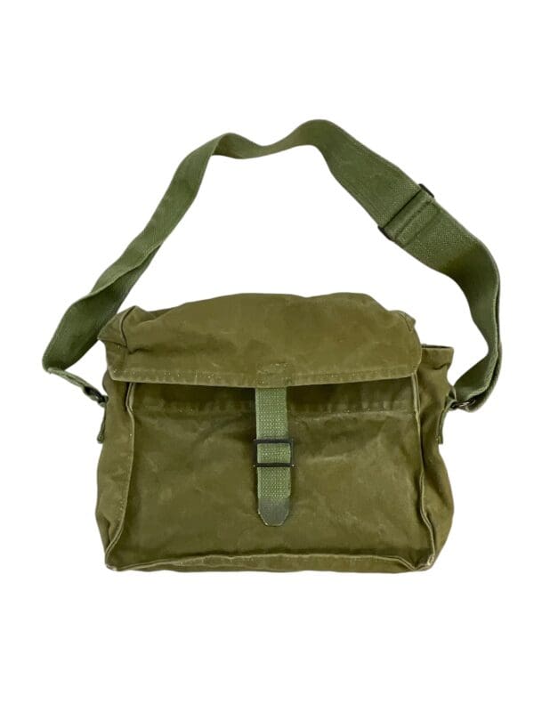 British Canadian Korean War OD Green Signals Satchel Bag