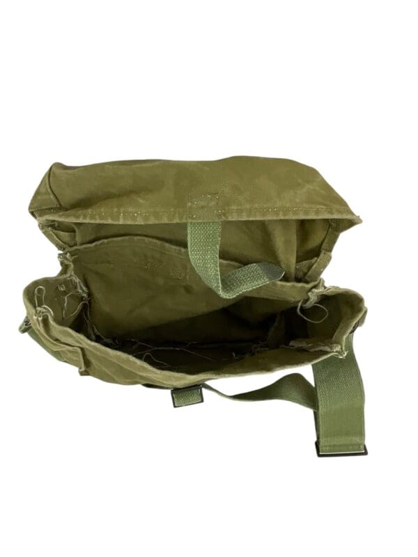 British Canadian Korean War OD Green Signals Satchel Bag - Image 3