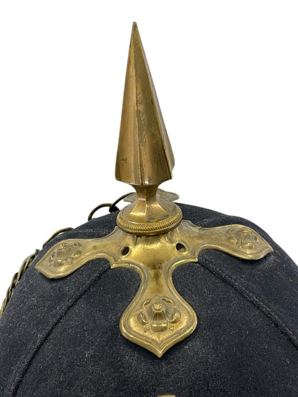 British Worcestershire Regiment Officers 1878 Home Service Helmet - Image 12