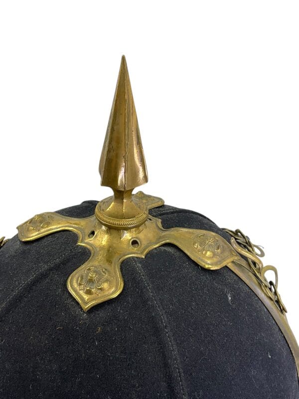 British Worcestershire Regiment Officers 1878 Home Service Helmet - Image 8