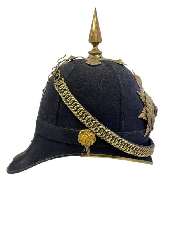 British Worcestershire Regiment Officers 1878 Home Service Helmet - Image 5