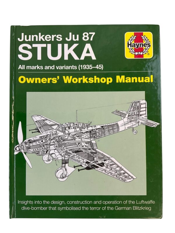 WW2 German Luftwaffe Junkers Ju 87 Stuka Marks and Variants Used Hardcover Reference Book