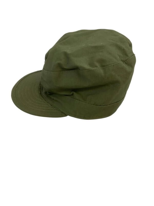 US Army Korean War M-1951 Pattern OD Green Cotton Field Cap Size 6 3/4 - Image 3