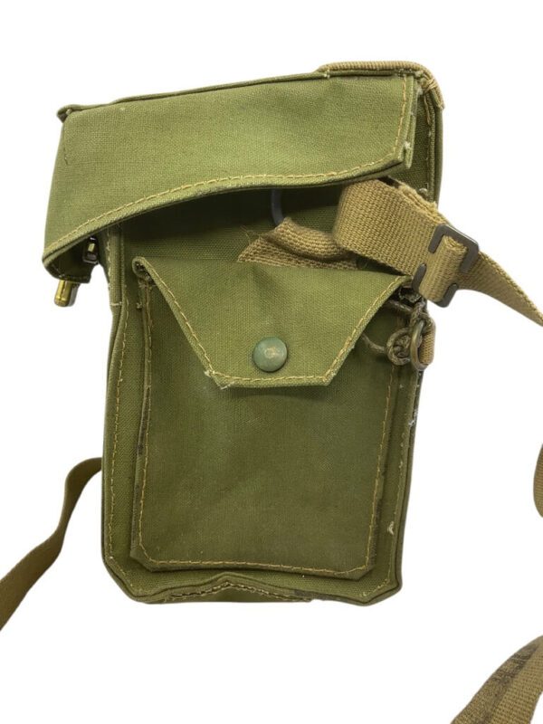 Korean War Era British Army Light Respirator Bag Dated 1949