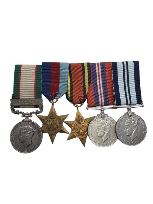 WW2 British Gurkha Medal Grouping Named 12493 Singh